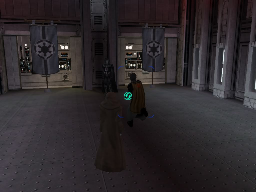 Jedi Master Kael Sune & Jedi Master Revan face Lord Vader ScreenShot0031