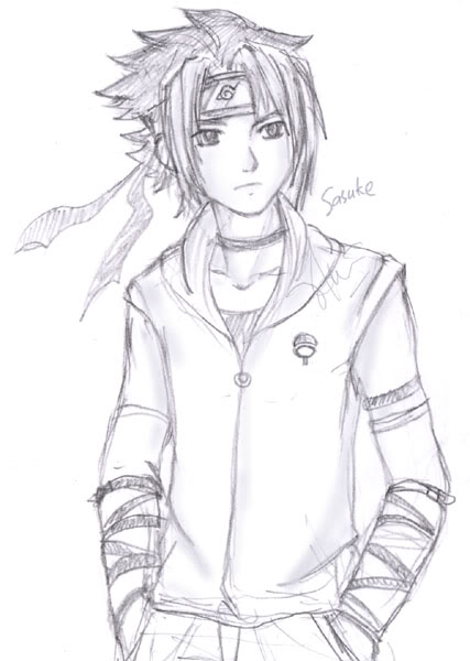 Hoho Training area Sasuke_sketch_by_blumarine