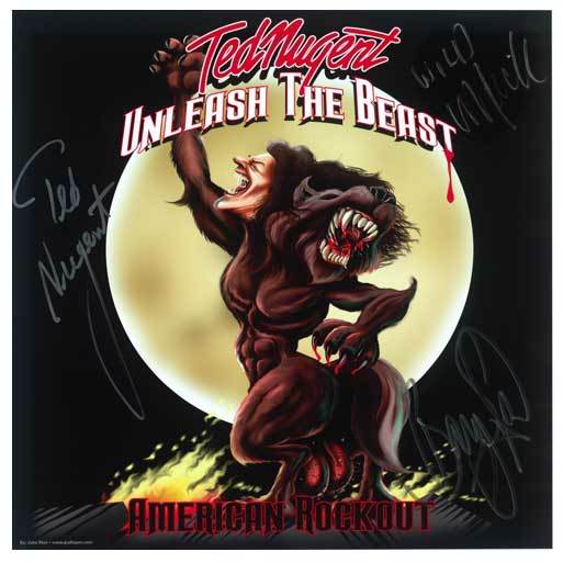 Signed stuff Nugent_tourposter