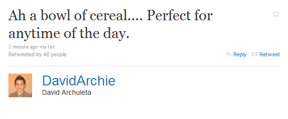 The Offical David Archuleta Twitter - Page 3 Cereal
