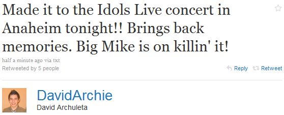 The Offical David Archuleta Twitter - Page 3 Idollive