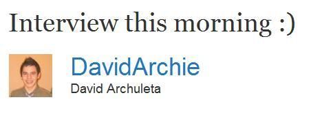 The Offical David Archuleta Twitter - Page 3 Interviewtweet