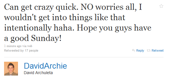 The Offical David Archuleta Twitter T5