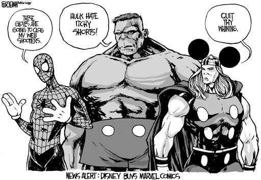 Disney buying out Marvel Marvel-disney