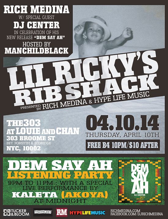 LIL RICKY'S w/RICH MEDINA & DJ CENTER-Thurs. 4/10 Download-1_zps52291ea2