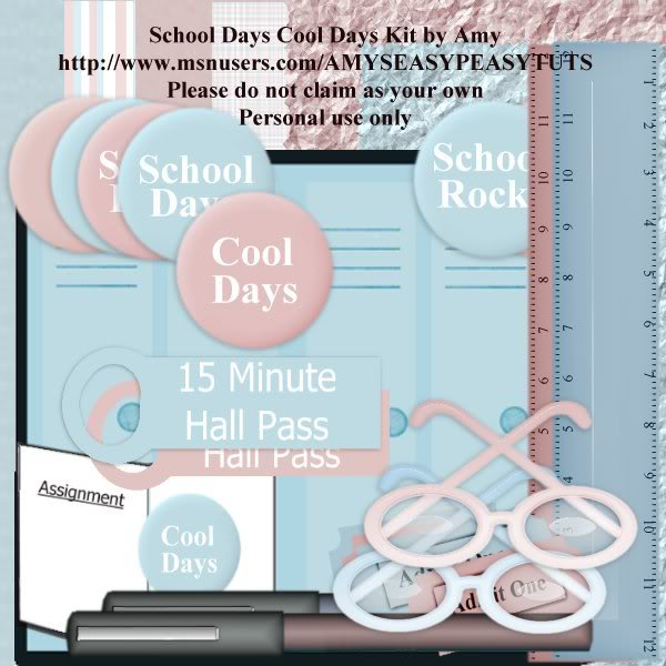 School Days Cool Days Kit PreviewSchoolDaysCoolDays