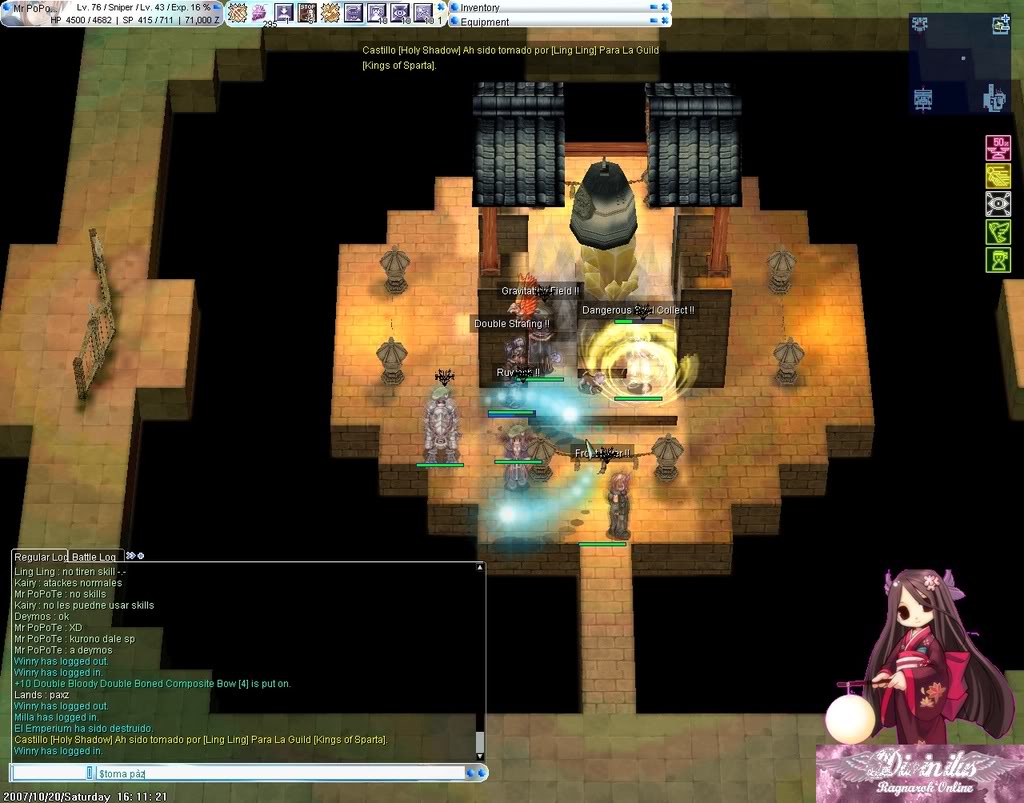 Guild del Kakumei Okiba para el Ragnarok Online ScreenDivinitusRO201