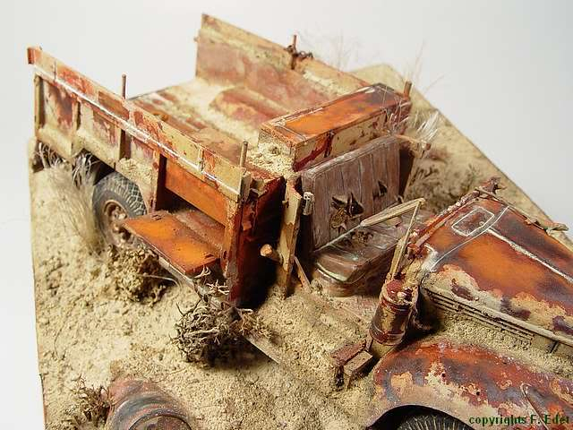 Camion abandonn Lrdg08