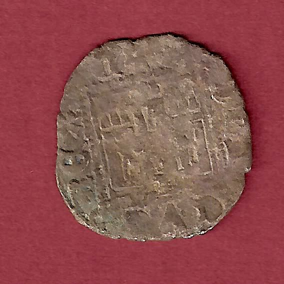 Dinero de Enrique II. Emisión 1373 Medievalanv