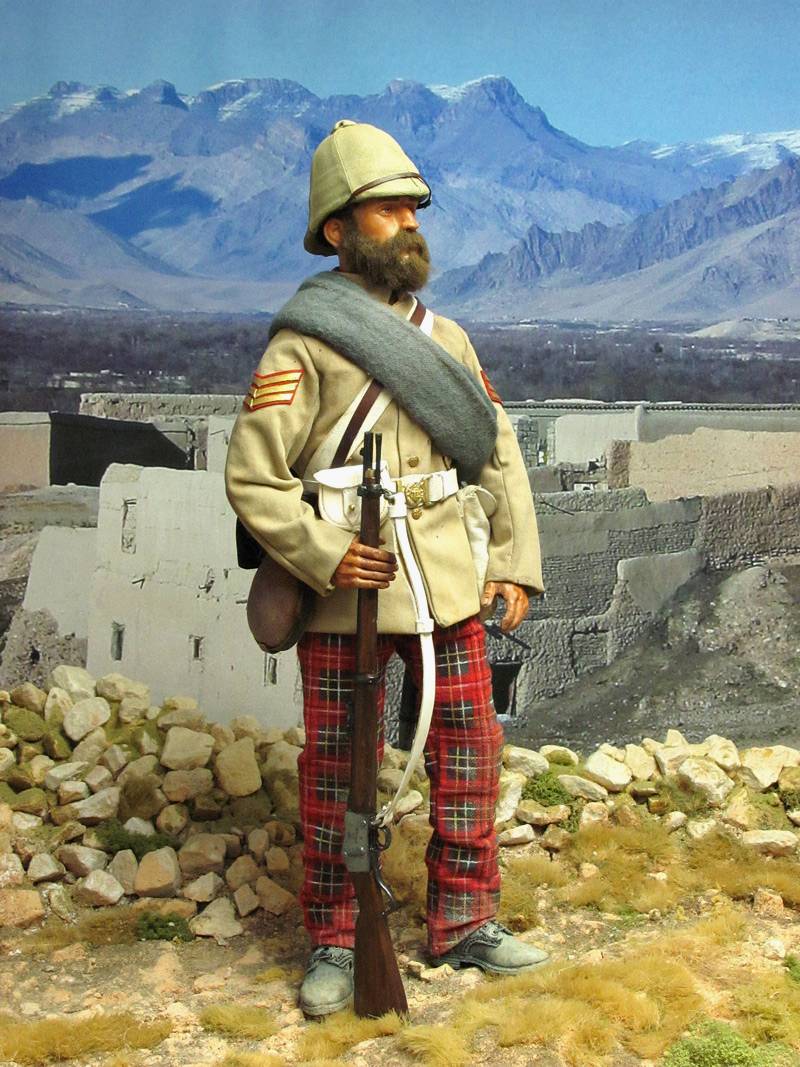 Sergeant, 72nd Highlanders, Afghanistan 1880. Sergeant72ndHighlanders1880