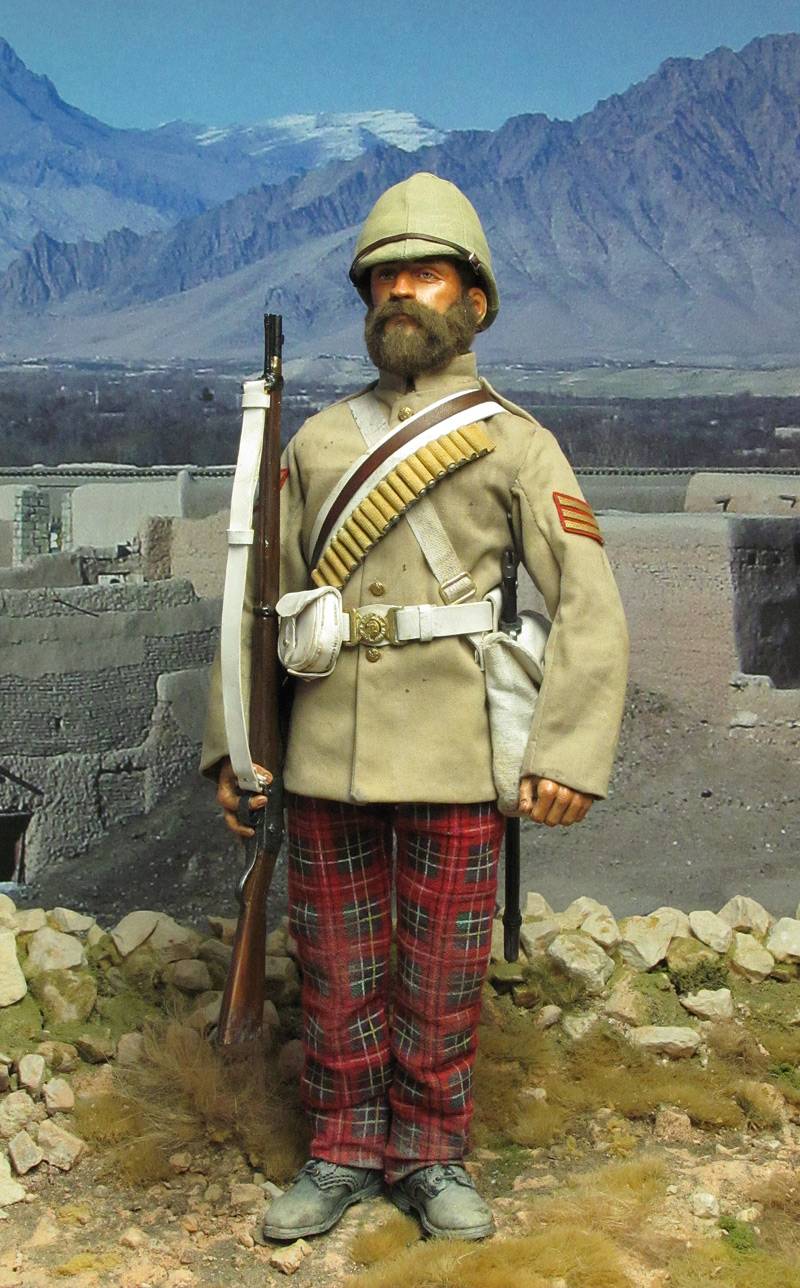 Sergeant, 72nd Highlanders, Afghanistan 1880. That-bandolier