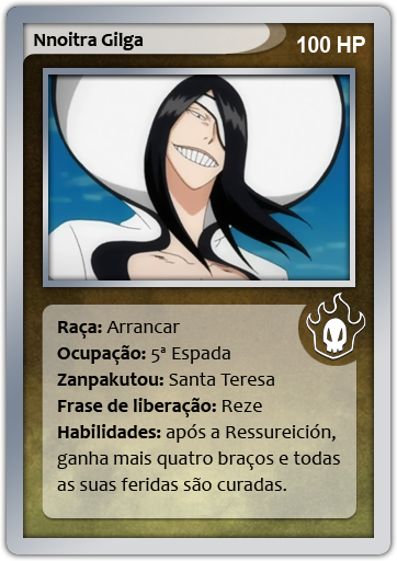 Cards Bleach 5-Nnoitra