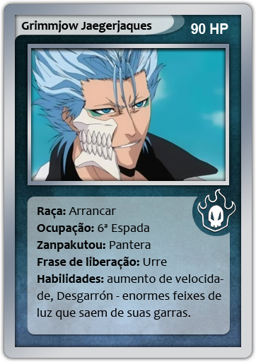 Cards Bleach 6-Grimmjow