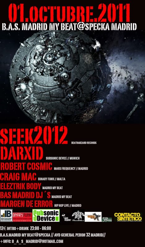 01.10.2011 BAS MADRID PRESENTA SEEK2012+DARXID+CRAIG MAC+ROBERT COSMIC+BASMADRID+MARGEN DE ERROR - Página 2 FLYEROCTUBRE