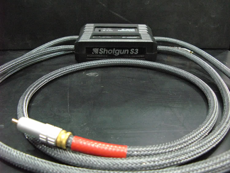 MIT SHOTGUN AC 1 Power Cord / Shotgun S3 RCA (used) MITShotgunS3RCA