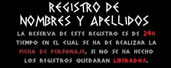 Registro de Nombre & Apellidos R-nap