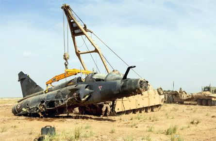 PICTURES: How to salvage a downed Mirage in Afghanistan  40434