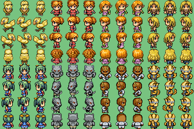 Charas De Anime Para RPG MAKER VX Chhc