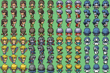 Charas De Anime Para RPG MAKER VX Pinedavxch23