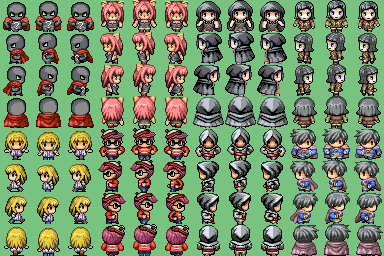 Charas De Anime Para RPG MAKER VX Pvx6