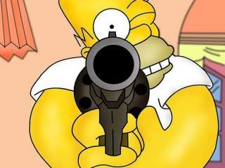 Pistola láser casera Homer