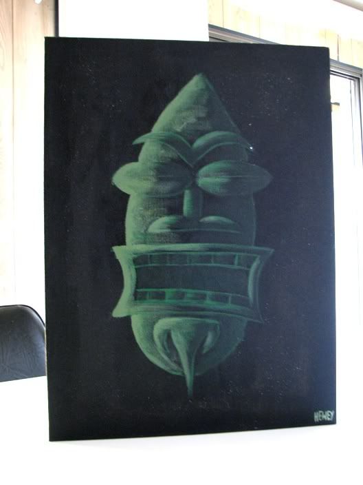 New tiki painting Tikipinup001