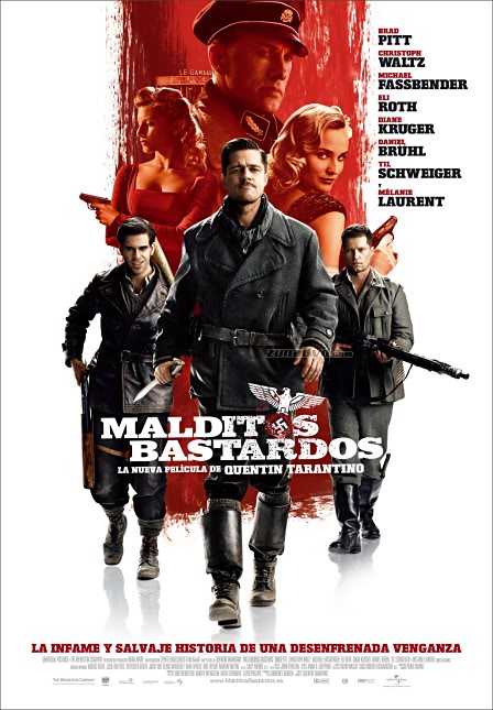 Milius en "MALDITOS BASTARDOS" (Tarantino, 2009) Malditosbastardosposter