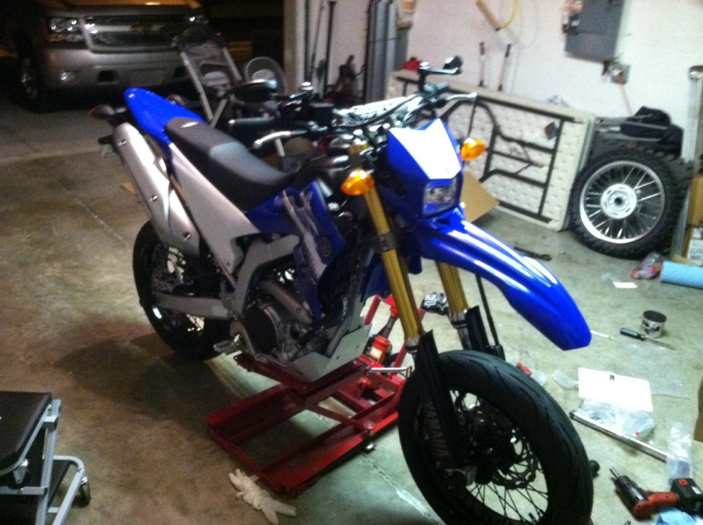 My 2012 wr250r to x conversion Mywr250r3