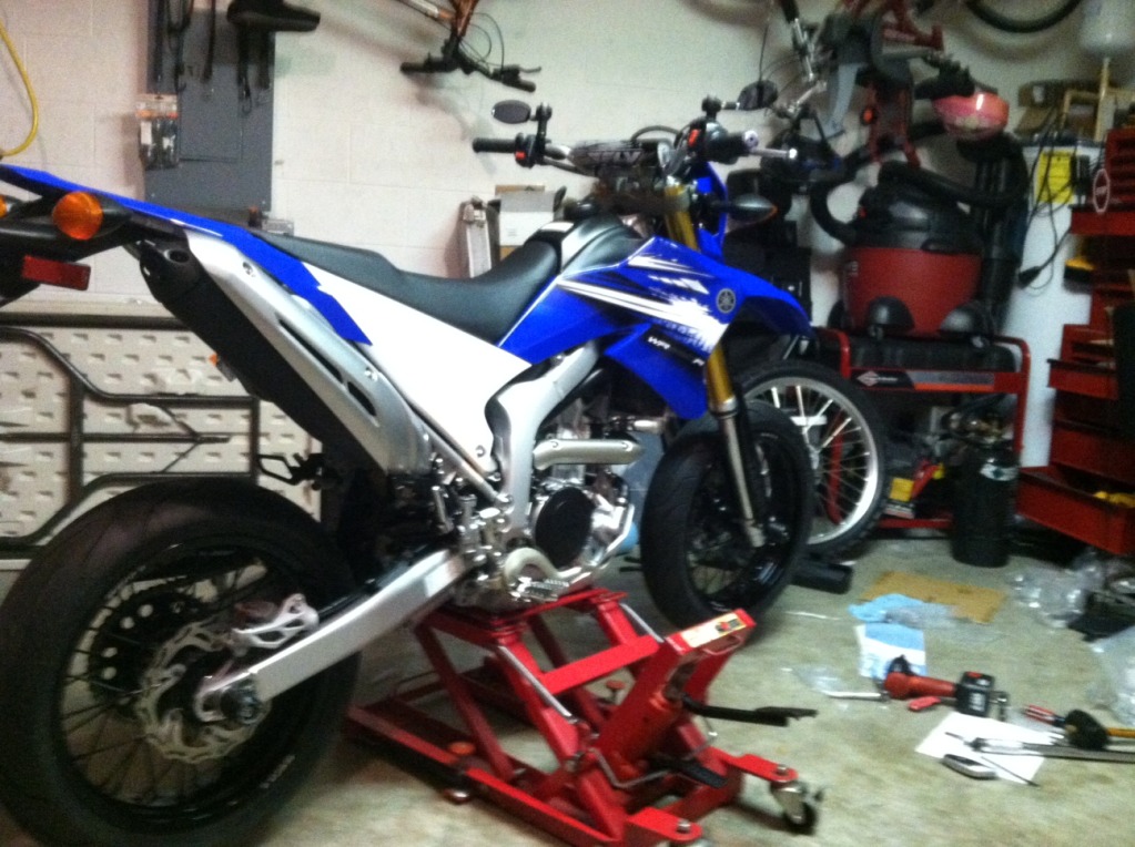 My 2012 wr250r to x conversion Mywr250r5