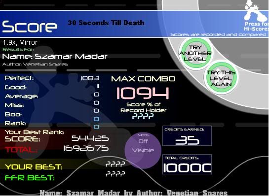 Post your FFR Scores here! - Page 14 SzamarMadar