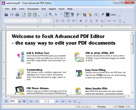 Foxit Advanced PDF Editor 3.0.4 816b07604bb74bb78e92d9c34ea28d73