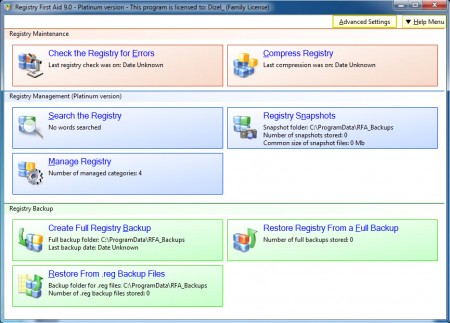 Registry First Aid Platinum 9.0.0 Build 2142 Multilingual  15c7db3d2c6a054be8ac3724e9cf349d