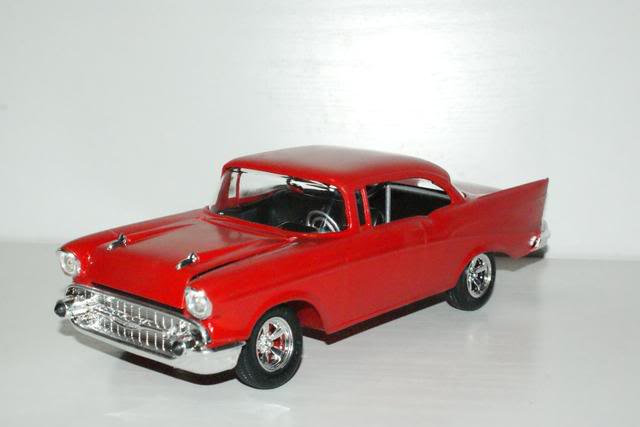 1957 Chevy Hardtop Red 026