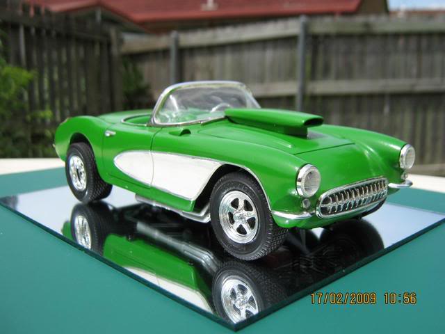 1957 Chevrolet Corvette Street Machine Green 156