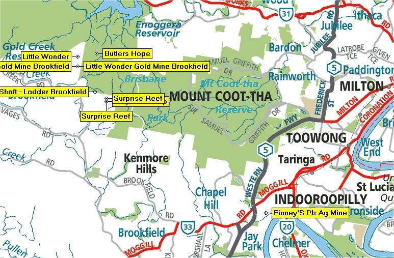 Gold in and around brookfield, Mt Cootha, Mt Crosbey? 6