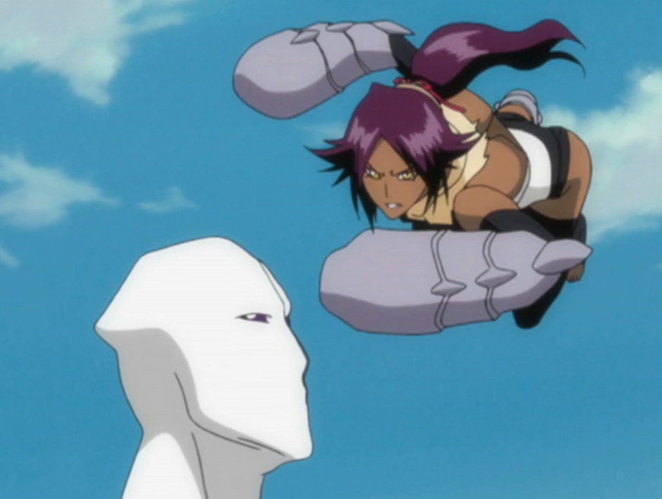 Yoruichi Shihouin Yoruichi_attacks_Aizen