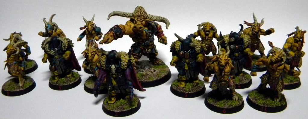 [Blood Bowl] Equipe des Chaos Proctos Equipe