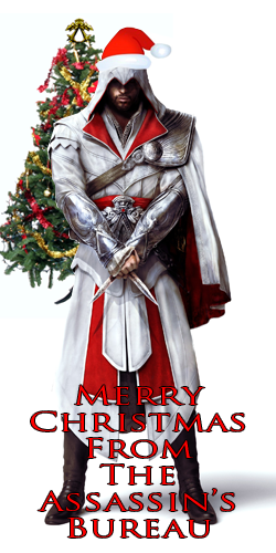 Merry Christmas from The Assassin's Bureau Staff! Ezio_Christmas