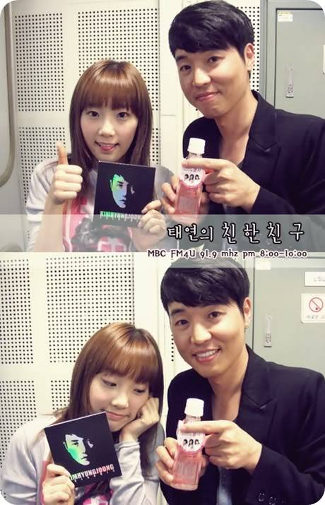 [PICS] Tổng hợp hình ảnh cute nhất của taeyeon khi còn ở radio Chin Chin 090427-2