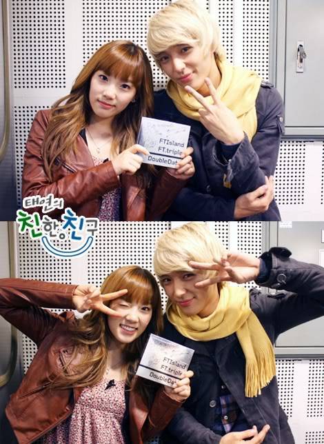 [PICS] Tổng hợp hình ảnh cute nhất của taeyeon khi còn ở radio Chin Chin 091110-1