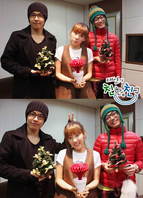 [PICS] Tổng hợp hình ảnh cute nhất của taeyeon khi còn ở radio Chin Chin 091212-1