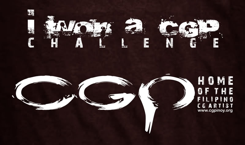 "I Won a CGP Challenge" Shirt Design Competition DESIGN