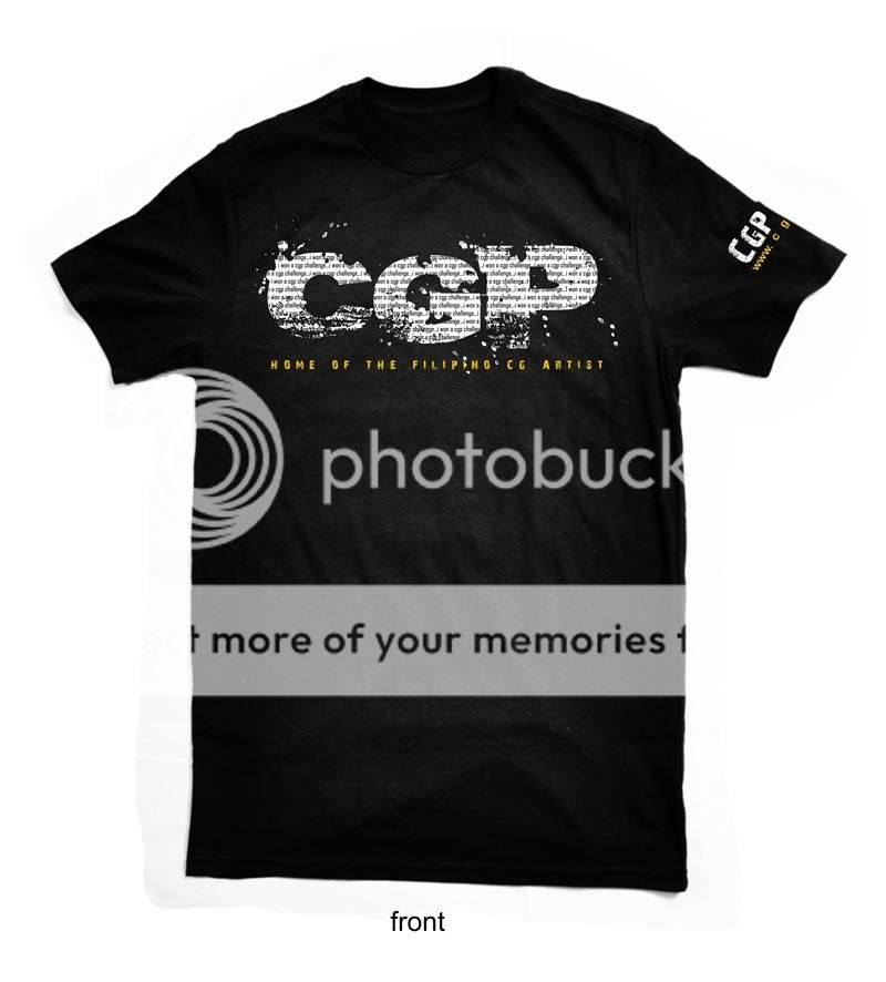 "I Won a CGP Challenge" Shirt Design Competition Entry_1_front