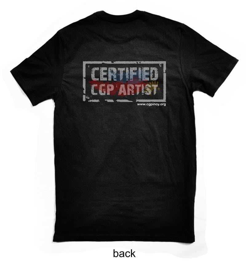 "I Won a CGP Challenge" Shirt Design Competition Entry_4_back_optionflag
