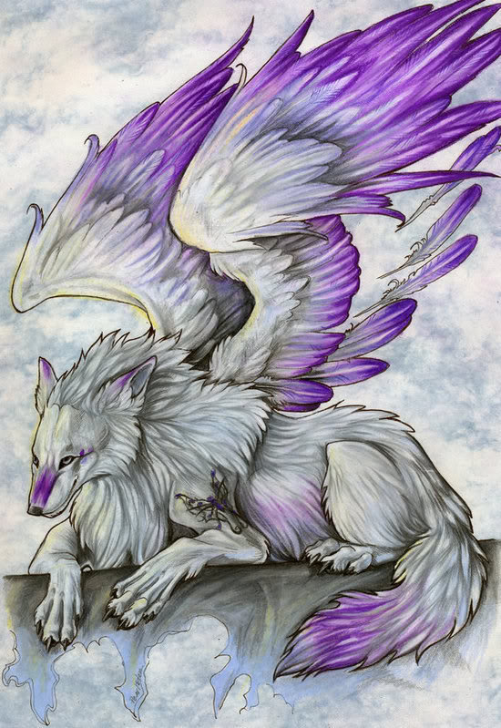 New winged wolf bio Crystal