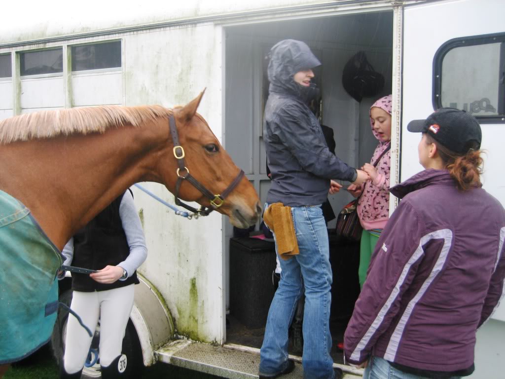 Shally and I at our first Dressage Show! Hollyworkinghard