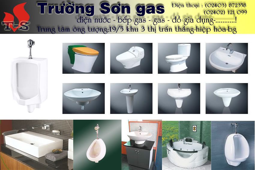 Cửa hàng TRƯỜNG SƠN GAS thông báo: Suvesinh