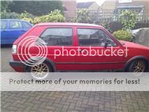 Mk2 Golf 2.1 8v red 3 door lots of lil mods  Golf1