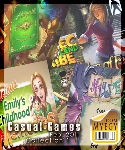 لمجموعة الأولى من الالعاب الخفيفة لشهر فبراير 2011 Casual Games Collection (1) February | نسخ Portable | سيرفرات متعددة Casualfeb1