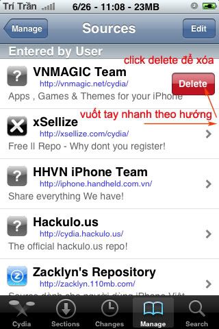 Hướng dẫn cách sử dụng cydia 18